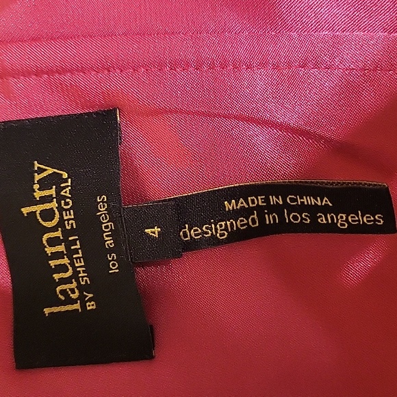 Multi colored strapless high low dress - Picture 3 of 3